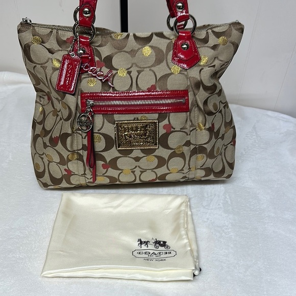 Coach Poppy Secret Admirer Tote. Add to your Collection She’s Beautiful MSRP 498 - Picture 1 of 16